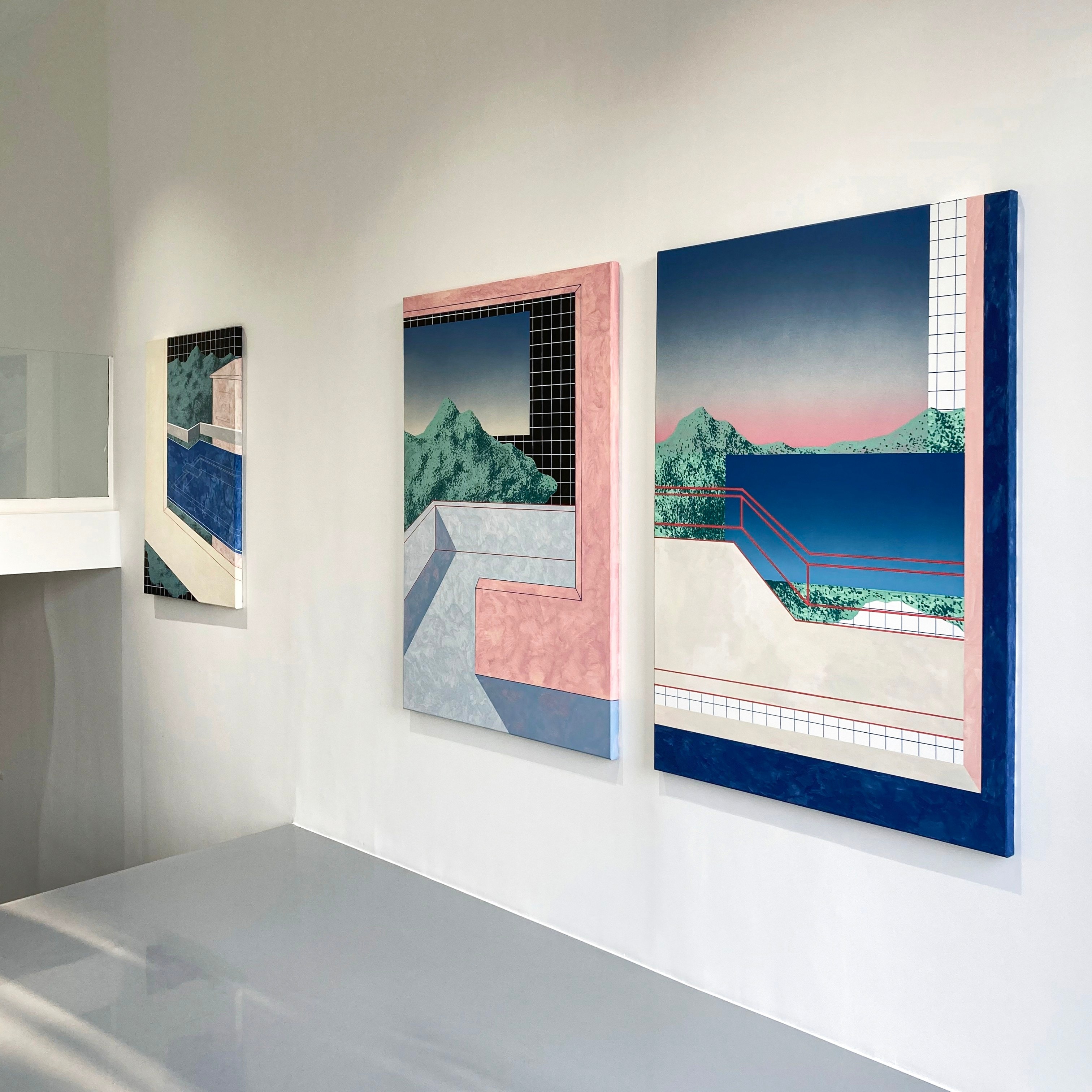 Layers series by Ufuk Yılmaz, exhibition view