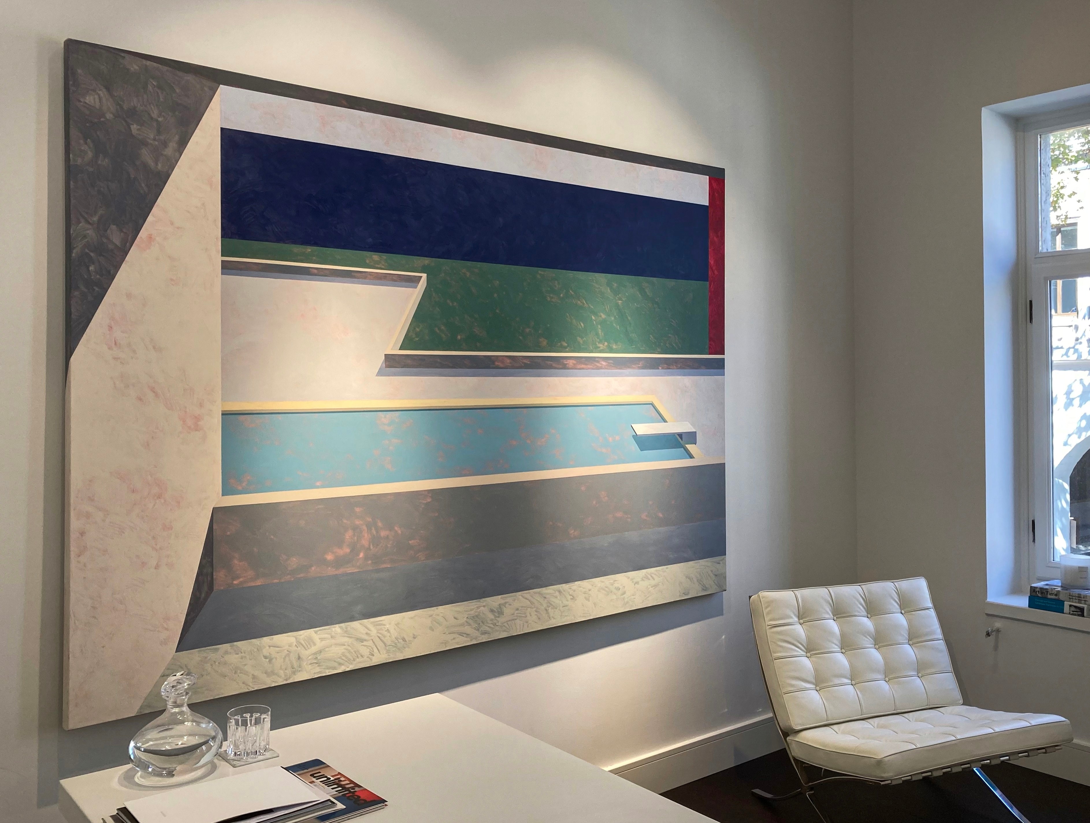 Wall series by Ufuk Yılmaz, exhibition view